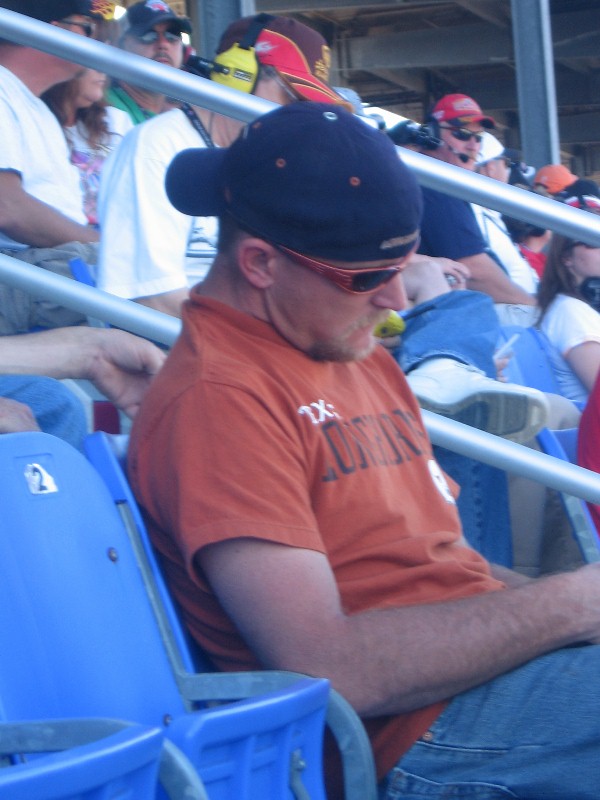 Nationwide race, he almost made it to lap 1